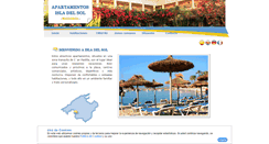 Desktop Screenshot of apartamentosisladelsol.com